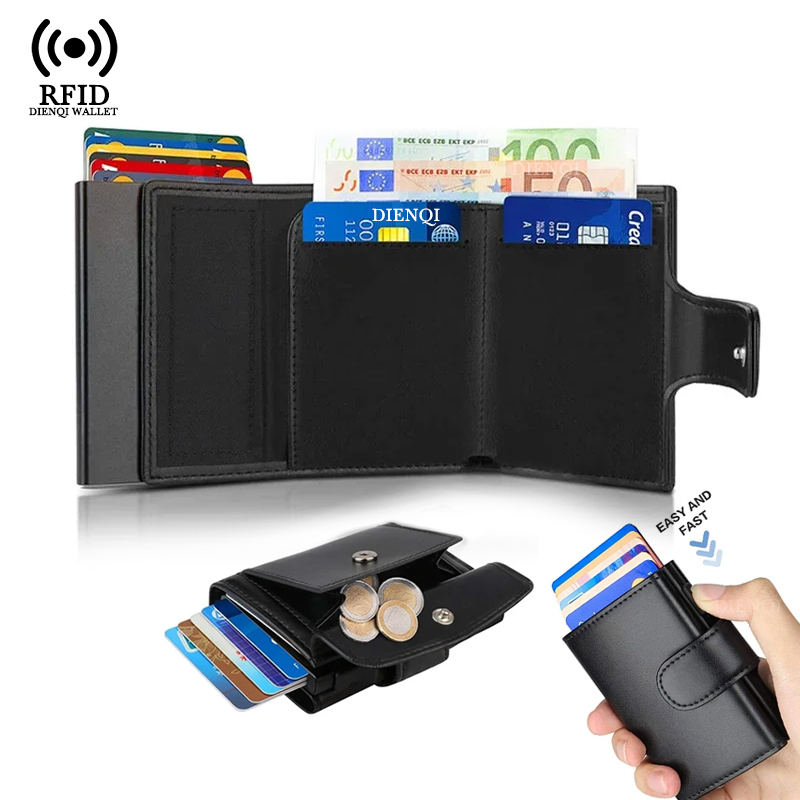 Metal Business Card Case Rfid  - Card Top Loader recension och pris