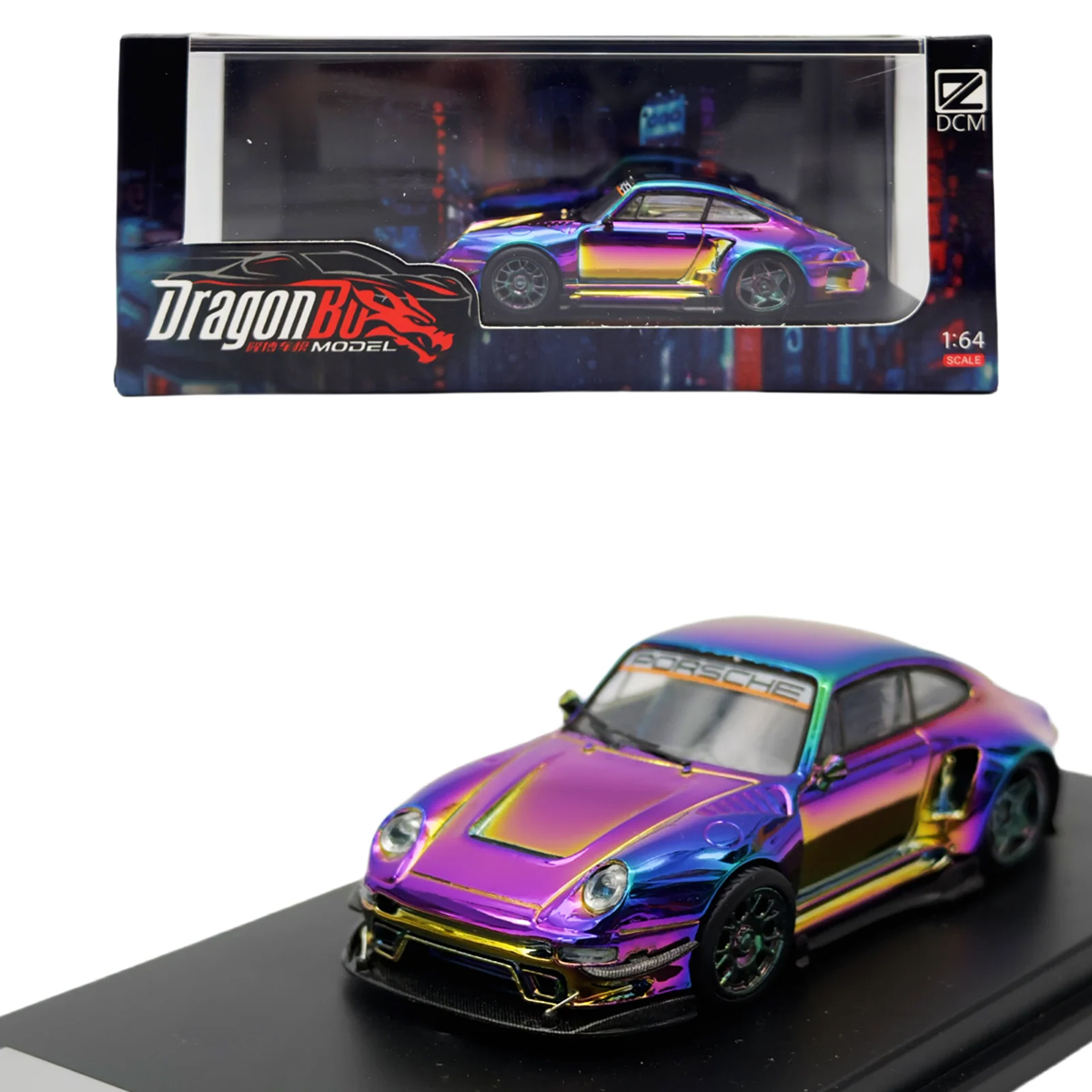DRAGONBO x DCM 1:64 Porsche 99 - Die Cast Car 1 64 recension och pris