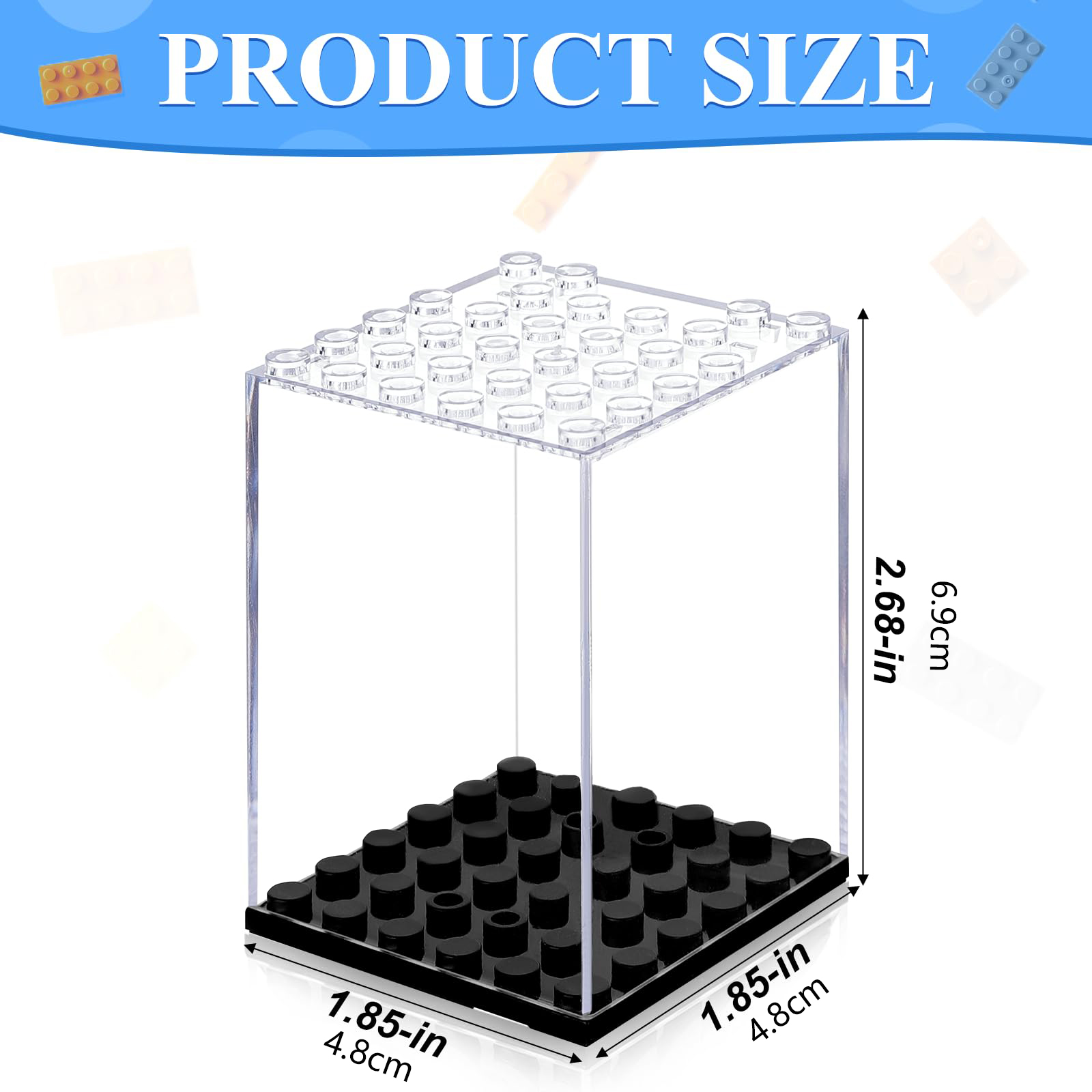 Acrylic Building Block Display - Lego Minifigure Holder recension och pris