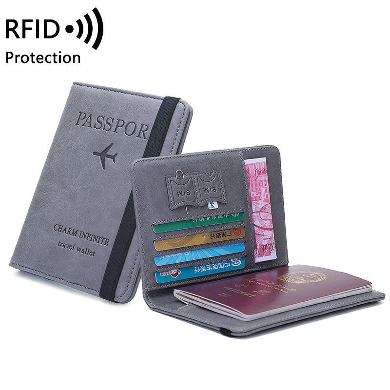 Unisex PU Leather Passport Hol - Card Top Loader recension och pris