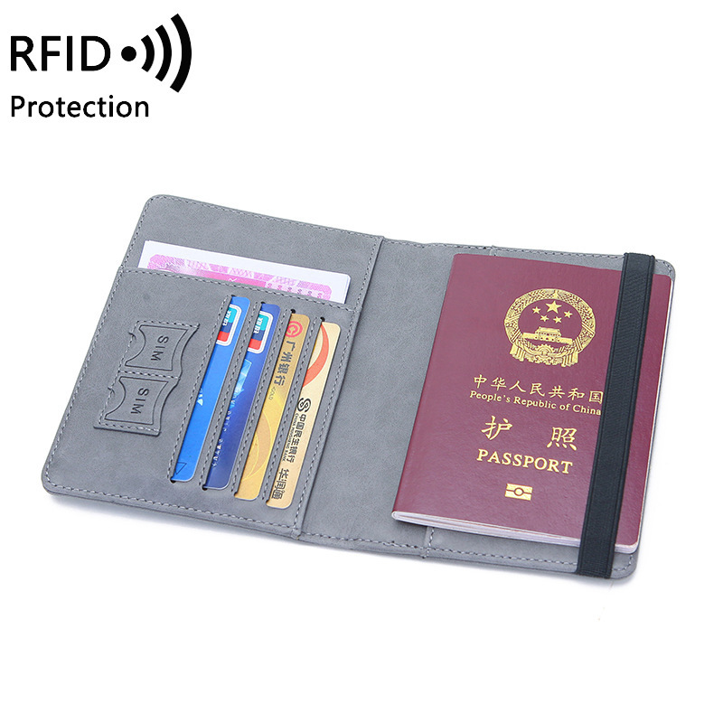Unisex PU Leather Passport Hol - Card Top Loader recension och pris
