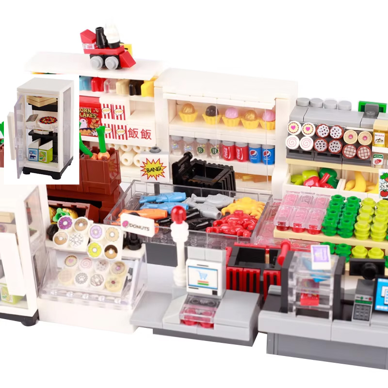 MOC City Food Building Blocks  - Lego Set City recension och pris
