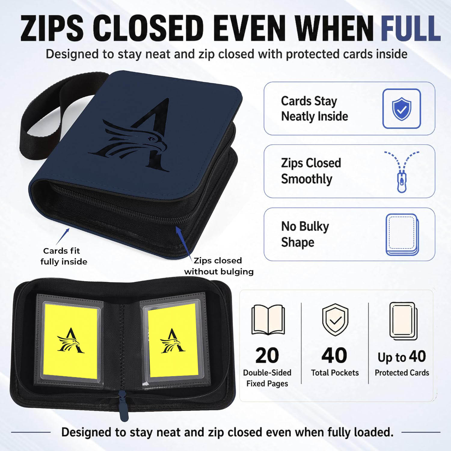 Top Loader Binder, 1 Pocket Ho - Card Top Loader recension och pris