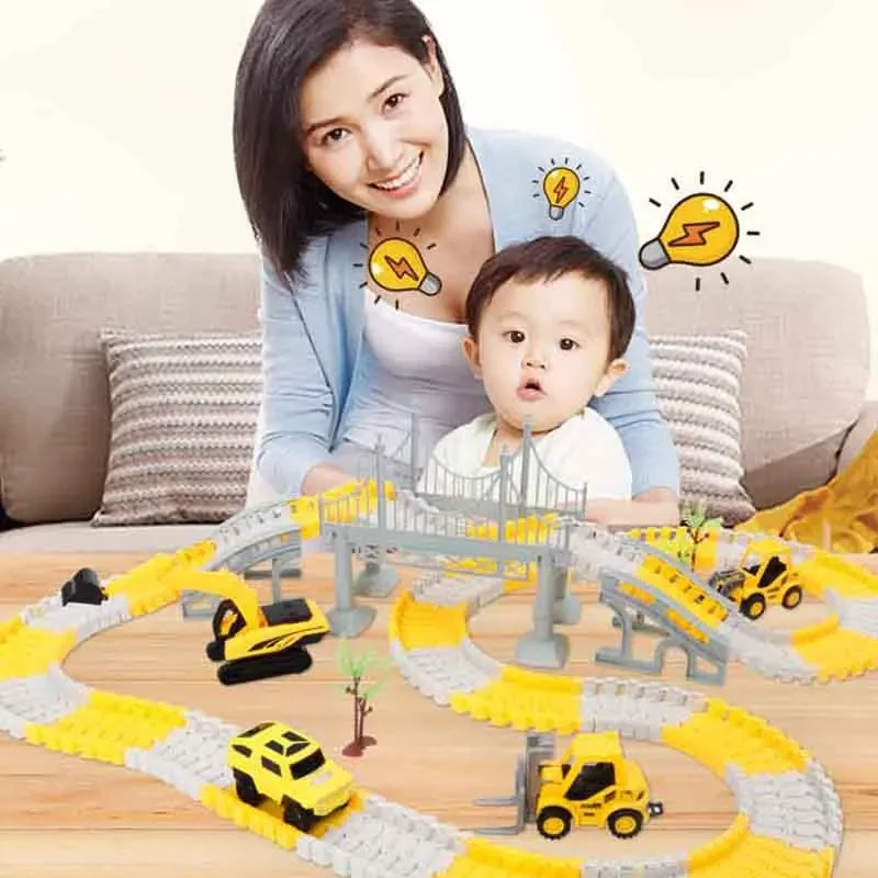 137-467pcs Children Electric T - Hot Wheels Car Track Sets recension och pris