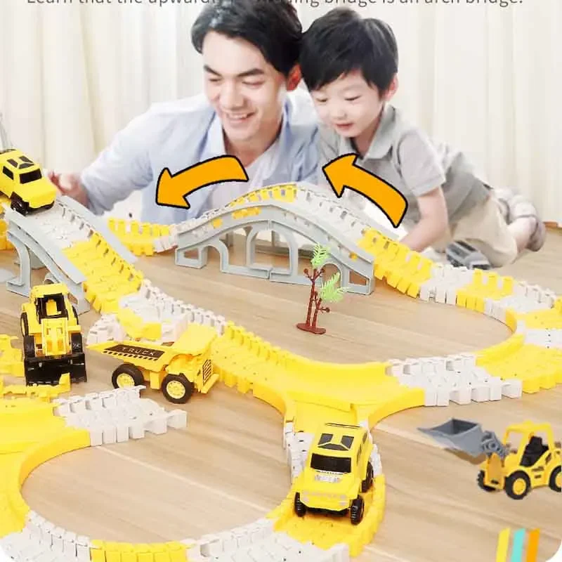 137-467pcs Children Electric T - Hot Wheels Car Track Sets recension och pris