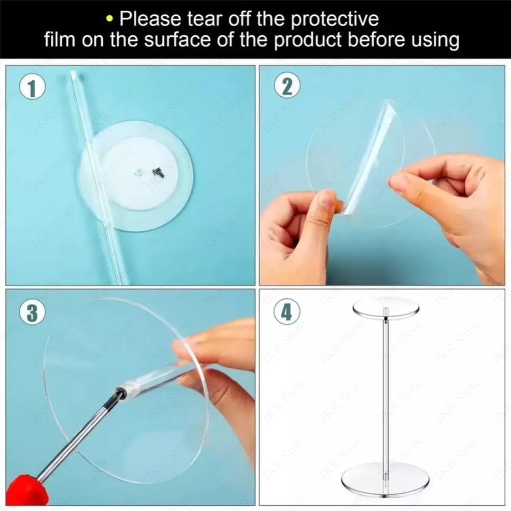 Easy to Clean Acrylic Display  - Display Risers Set recension och pris