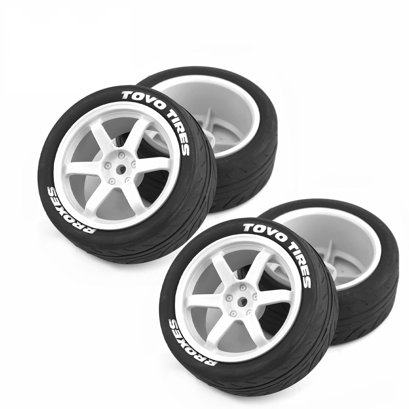 1/10 RC On Road Tires Rubber R - Tamiya Model Rc Car recension och pris