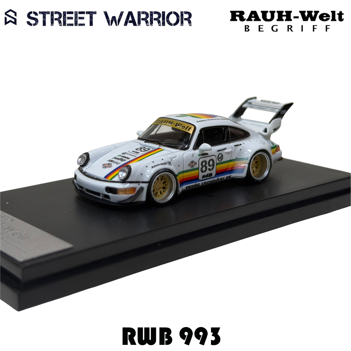 SW In Stock 1:64 RWB 993 Black - Die Cast Car 1 64 recension och pris